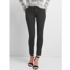 Gap Super Slimming Real Skinny 33 / 16 Matte Black faded jeans